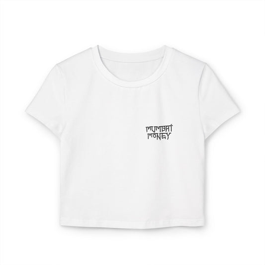 MUMBAI MONEY WOMENS CROPPED TEE